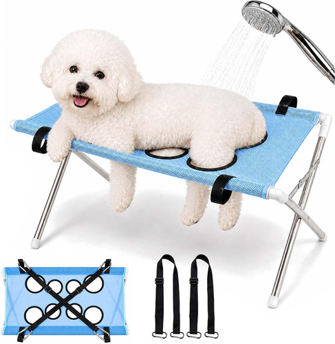 Dog bath hammock with - bath, stand