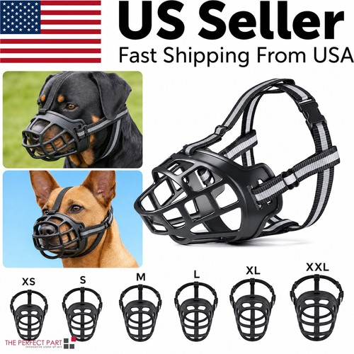 Adjustable dog muzzle silicone - adjustable,