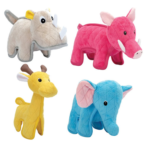 Zeus safari squeaky dog - squeaky,